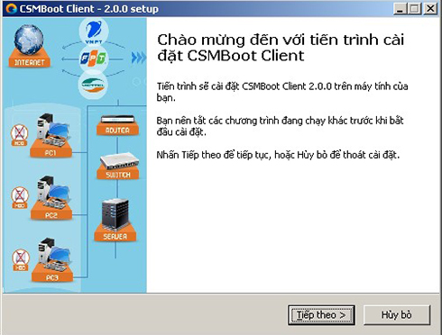 [CSM BOOT] Cài đặt máy trạm mẫu Windows