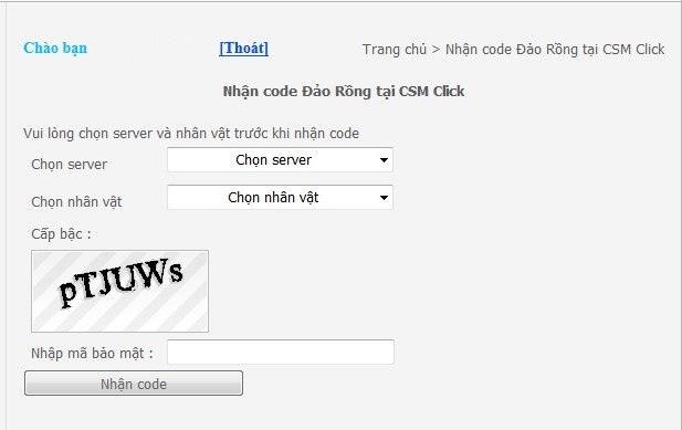 nhan code dao rong nhan code dao rong